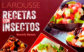 Presentación del Libro Larousse de cocina con insectos comestibles. Clase de Fotografía y estilismo culinario.